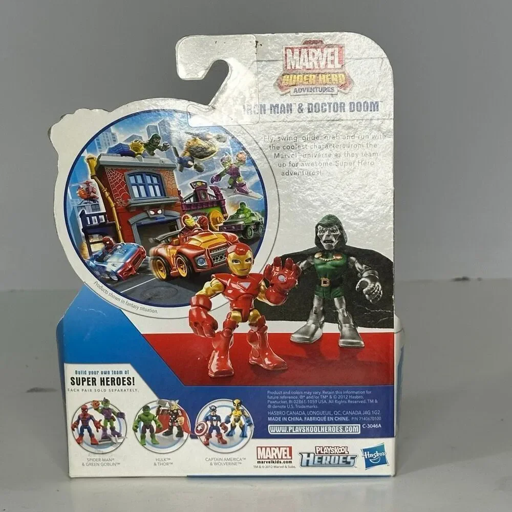 Marvel Playskool Super Hero Adventures 2012/2014 Lot of 2 Sets